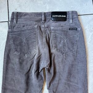 Calvin Klein Charcoal Corduroy Pants